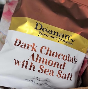 Dk Chocolate Almond  Sea Salt Gourmet Popcorn